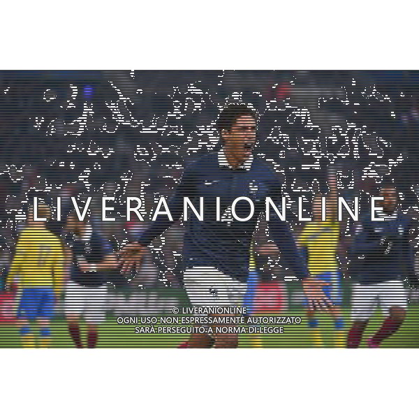 Joie Raphael VARANE - 18.11.2014 - France / Suede - Match Amical -Marseille Photo : Dave Winter / Icon Sport AG ALDO LIVERANI SAS ONLY ITALY