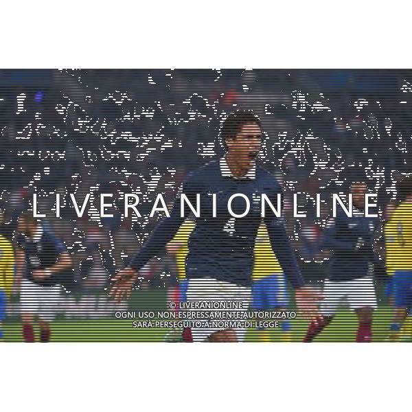 Joie Raphael VARANE - 18.11.2014 - France / Suede - Match Amical -Marseille Photo : Dave Winter / Icon Sport AG ALDO LIVERANI SAS ONLY ITALY