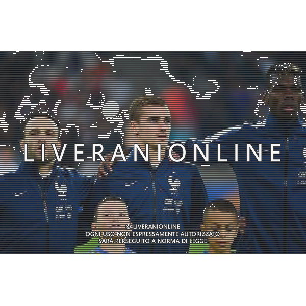 Mathieu VALBUENA / Antoine GRIEZMANN / Paul POGBA - 18.11.2014 - France / Suede - Match Amical -Marseille Photo : Dave Winter / Icon Sport AG ALDO LIVERANI SAS ONLY ITALY