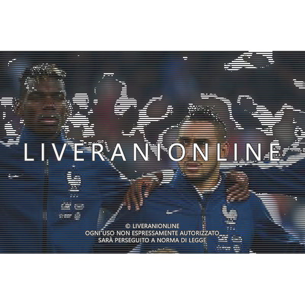 Paul POGBA / Dimitri PAYET - 18.11.2014 - France / Suede - Match Amical -Marseille Photo : Dave Winter / Icon Sport AG ALDO LIVERANI SAS ONLY ITALY
