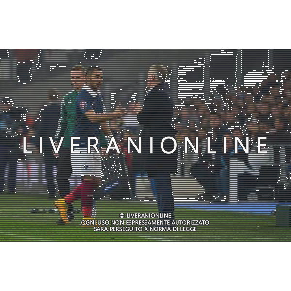 Dimitri PAYET / Didier DESCHAMPS - 18.11.2014 - France / Suede - Match Amical -Marseille Photo : Dave Winter / Icon Sport AG ALDO LIVERANI SAS ONLY ITALY