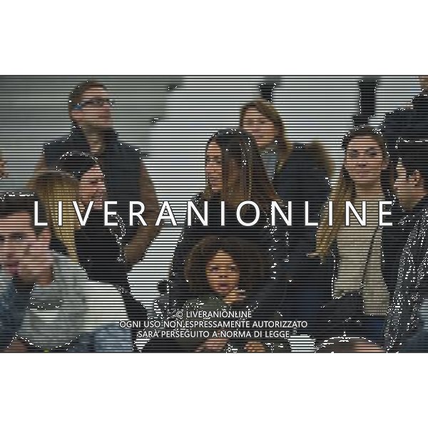 Femme et fils de Steve MANDANDA - 18.11.2014 - France / Suede - Match Amical -Marseille Photo : Dave Winter / Icon Sport AG ALDO LIVERANI SAS ONLY ITALY