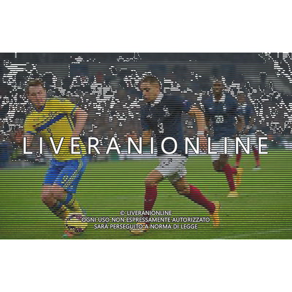 Layvin KURZAWA / Kim KALLSTROM - 18.11.2014 - France / Suede - Match Amical -Marseille Photo : Dave Winter / Icon Sport AG ALDO LIVERANI SAS ONLY ITALY