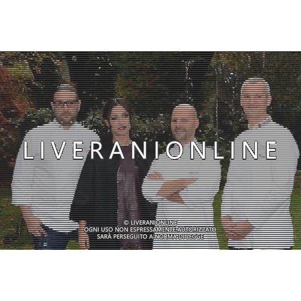Milano corso Magenta Photocall trasmissione \'Il piu\'grande pasticcere\' Nella foto:Roberto Rinaldini,Balivo,DiCarlo,Biasetto FOTO ALDO GAZZANIGA-AG ALDO LIVERANI SAS