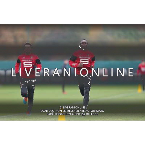 Habib HABIBOU / Philipp HOSINER - 19.11.2014 - Reprise entrainement Rennes - Ligue 1 Photo : Vincent Michel / Icon Sport /Agenzia Aldo Liverani sas - ITALY ONLY - EDITORIAL USE ONLY