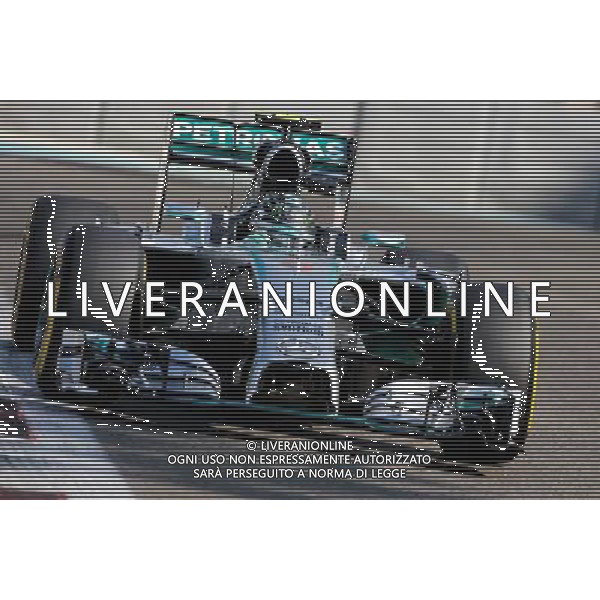 Nico Rosberg (GER), Mercedes AMG F1 Team 21.11.2014. Formula 1 World Championship, Rd 19, Abu Dhabi Grand Prix, Yas Marina Circuit, Abu Dhabi, Practice Day. AG ALDO LIVERANI SAS ONLY ITALY