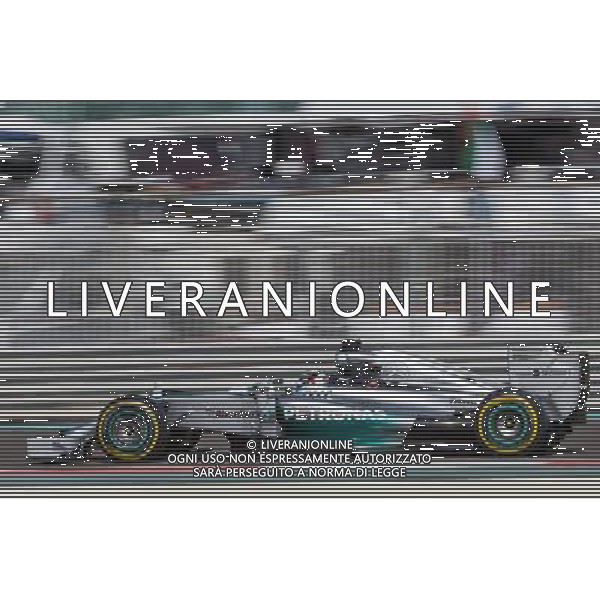 Lewis Hamilton (GBR) Mercedes AMG F1 W05. 21.11.2014. Formula 1 World Championship, Rd 19, Abu Dhabi Grand Prix, Yas Marina Circuit, Abu Dhabi, Practice Day. AG ALDO LIVERANI SAS ONLY ITALY