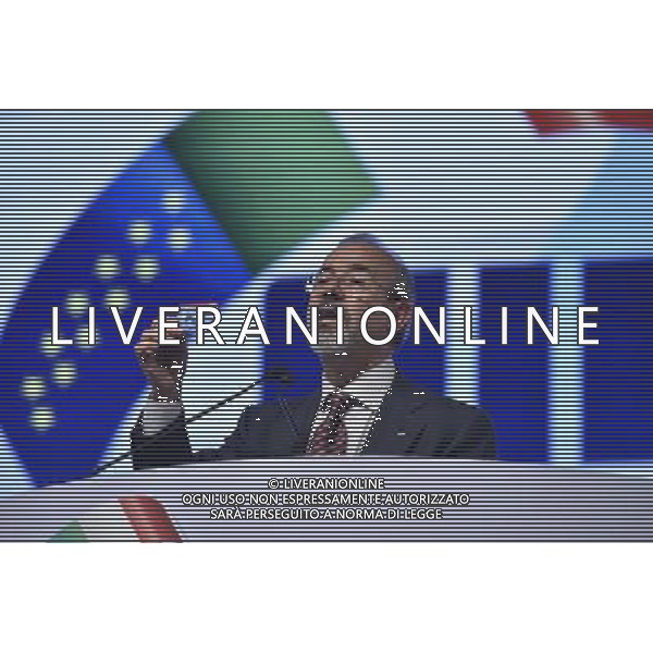 XVI Congresso Nazionale della UIL a Roma 21 novembre 2014 nella foto Carmelo Barbagallo ©Corradetti/Agenzia Aldo Liverani sas 