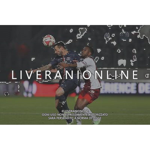 Ezequiel LAVEZZI / Romain METANIRE - 21.11.2014 - Metz / Paris Saint Germain - 14eme journee de Ligue 1 Photo : Fred Marvaux / Icon Sport AG ALDO LIVERANI SAS ONLY ITALY