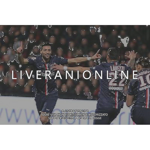 Joie Paris - Javier PASTORE - 21.11.2014 - Metz / Paris Saint Germain - 14eme journee de Ligue 1 Photo : Fred Marvaux / Icon Sport AG ALDO LIVERANI SAS ONLY ITALY