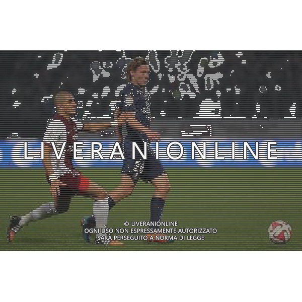Ahmed KASHI / Clement CHANTOME - 21.11.2014 - Metz / Paris Saint Germain - 14eme journee de Ligue 1 Photo : Fred Marvaux / Icon Sport AG ALDO LIVERANI SAS ONLY ITALY
