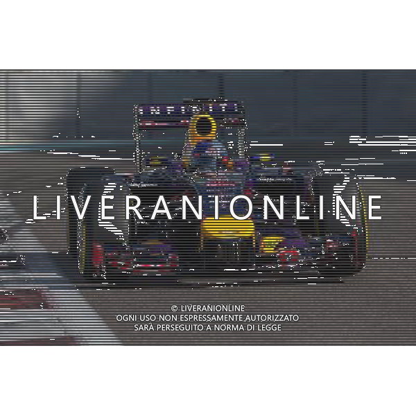Sebastian Vettel (GER) Red Bull Racing RB10. 22.11.2014. Formula 1 World Championship, Rd 19, Abu Dhabi Grand Prix, Yas Marina Circuit, Abu Dhabi, Qualifying Day. AG ALDO LIVERANI SAS ONLY ITALY