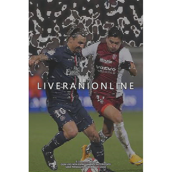 Zlatan IBRAHIMOVIC / Jose luis PALOMINO - 21.11.2014 - Metz / Paris Saint Germain - 14eme journee de Ligue 1 Photo : Fred Marvaux / Icon Sport AG ALDO LIVERANI SAS ONLY ITALY