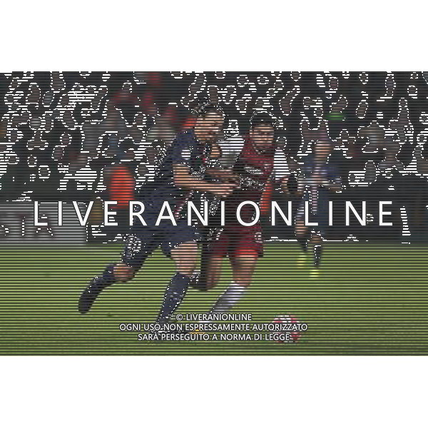 Zlatan IBRAHIMOVIC / Jose luis PALOMINO - 21.11.2014 - Metz / Paris Saint Germain - 14eme journee de Ligue 1 Photo : Fred Marvaux / Icon Sport AG ALDO LIVERANI SAS ONLY ITALY