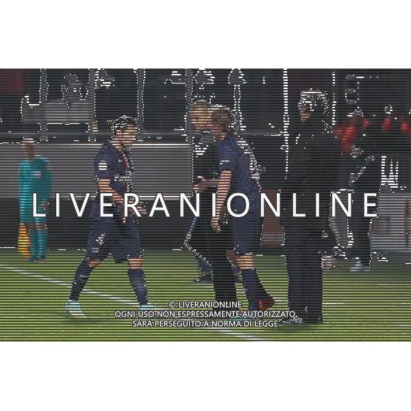 Yohan CABAYE / Clement CHANTOME - 21.11.2014 - Metz / Paris Saint Germain - 14eme journee de Ligue 1 Photo : Fred Marvaux / Icon Sport AG ALDO LIVERANI SAS ONLY ITALY