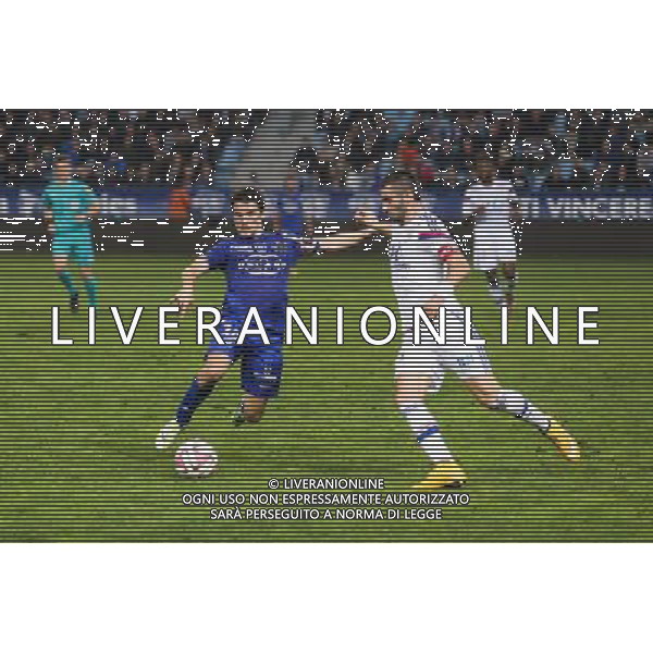Yannick CAHUZAC / Maxime GONALONS - 22.11.2014 - Bastia / Lyon - 14eme journee de Ligue 1 - Photo : Michel Maestracci/ Icon Sport AG ALDO LIVERANI SAS ONLY ITALY