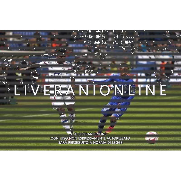 Francois KAMANO / Samuel UMTITI - 22.11.2014 - Bastia / Lyon - 14eme journee de Ligue 1 - Photo : Michel Maestracci/ Icon Sport AG ALDO LIVERANI SAS ONLY ITALY
