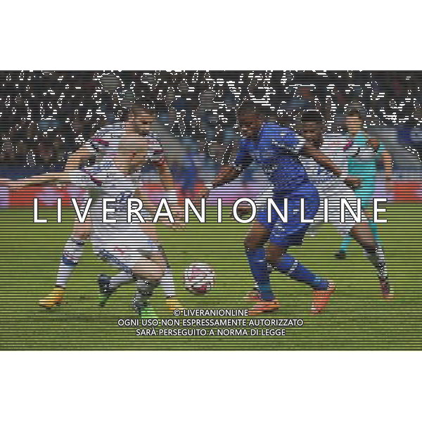 Christophe JALLET / Floyd AYITE - 22.11.2014 - Bastia / Lyon - 14eme journee de Ligue 1 - Photo : Michel Maestracci/ Icon Sport AG ALDO LIVERANI SAS ONLY ITALY