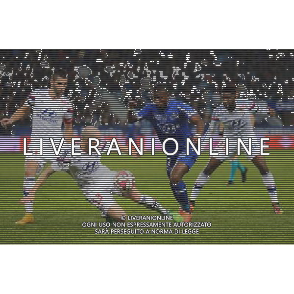 Christophe JALLET / Floyd AYITE - 22.11.2014 - Bastia / Lyon - 14eme journee de Ligue 1 - Photo : Michel Maestracci/ Icon Sport AG ALDO LIVERANI SAS ONLY ITALY