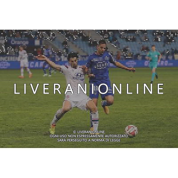 Milan BISEVAC / Ryad BOUDEBOUZ - 22.11.2014 - Bastia / Lyon - 14eme journee de Ligue 1 - Photo : Michel Maestracci/ Icon Sport AG ALDO LIVERANI SAS ONLY ITALY