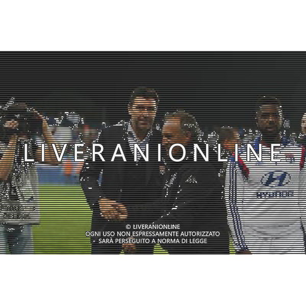 Hubert FOURNIER / Ghislain PRINTANT - 22.11.2014 - Bastia / Lyon - 14eme journee de Ligue 1 - Photo : Michel Maestracci/ Icon Sport AG ALDO LIVERANI SAS ONLY ITALY