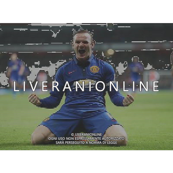 Manchester United\'s Wayne Rooney celebrates his goal Photographer Kieran Galvin/CameraSport Football - Barclays Premiership - Arsenal v Manchester United - Saturday 22nd November 2014 - The Emirates Stadium - London © CameraSport - 43 Linden Ave. Countesthorpe. Leicester. England. LE8 5PG - Tel: +44 (0) 116 277 4147 - admin@camerasport.com - www.camerasport.com AG ALDO LIVERANI SAS ONLY ITALY