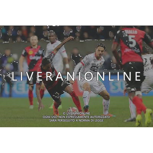 Christophe MANDANNE / Philipp HOSINER - 22.11.2014 - Guingamp / Rennes - 14eme journee de Ligue 1 Photo : Vincent Michel / Icon Sport AG ALDO LIVERANI SAS ONLY ITALY