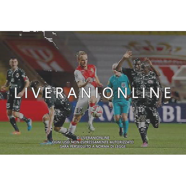 Valere Germain / Damien Da Silva / N\'Golo Kante - 22.11.2014 - Monaco / Caen - 14eme journee de Ligue 1 - Photo : Sebastien Nogier / Icon Sport AG ALDO LIVERANI SAS ONLY ITALY