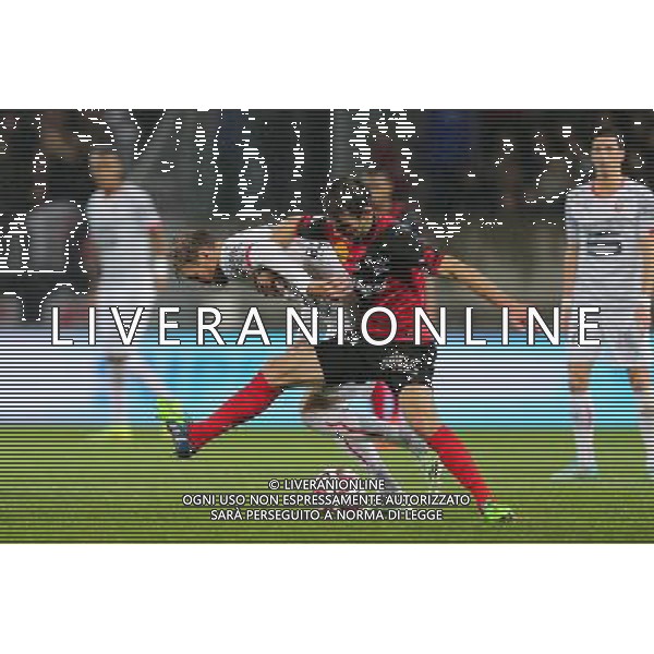 Christophe KERBRAT / Ola TOIVONEN - 22.11.2014 - Guingamp / Rennes - 14eme journee de Ligue 1 Photo : Vincent Michel / Icon Sport AG ALDO LIVERANI SAS ONLY ITALY