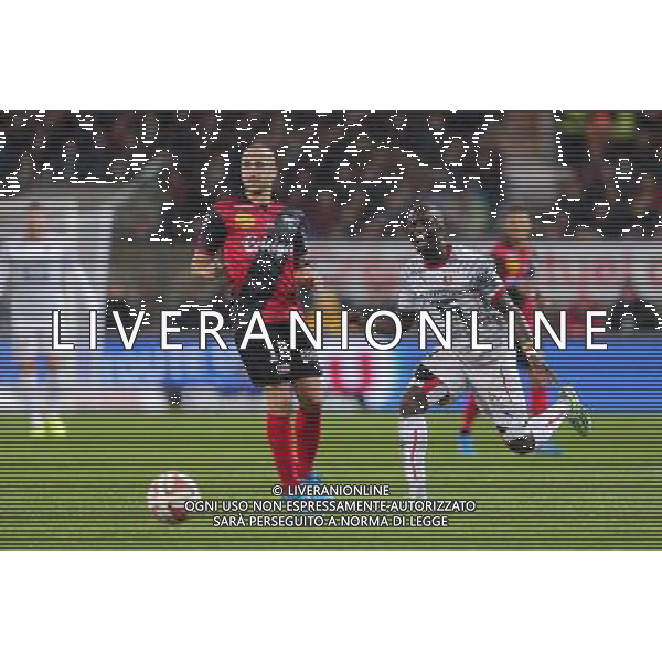 Cheik MBENGUE / Lionel MATHIS - 22.11.2014 - Guingamp / Rennes - 14eme journee de Ligue 1 Photo : Vincent Michel / Icon Sport AG ALDO LIVERANI SAS ONLY ITALY