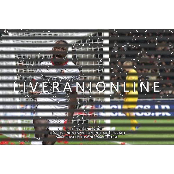 Joie Rennes - Paul Georges NTEP - 22.11.2014 - Guingamp / Rennes - 14eme journee de Ligue 1 Photo : Vincent Michel / Icon Sport AG ALDO LIVERANI SAS ONLY ITALY