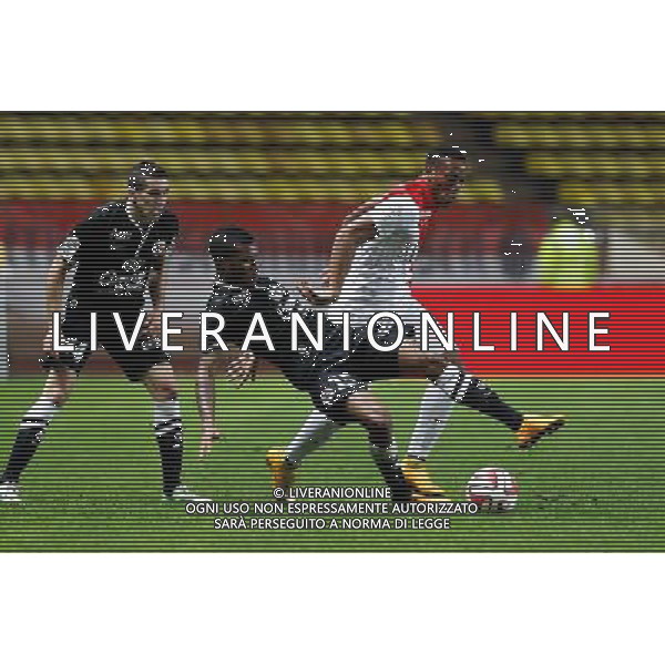 Emmanuel Imorou / Anthony Martial - 22.11.2014 - Monaco / Caen - 14eme journee de Ligue 1 - Photo : Sebastien Nogier / Icon Sport AG ALDO LIVERANI SAS ONLY ITALY