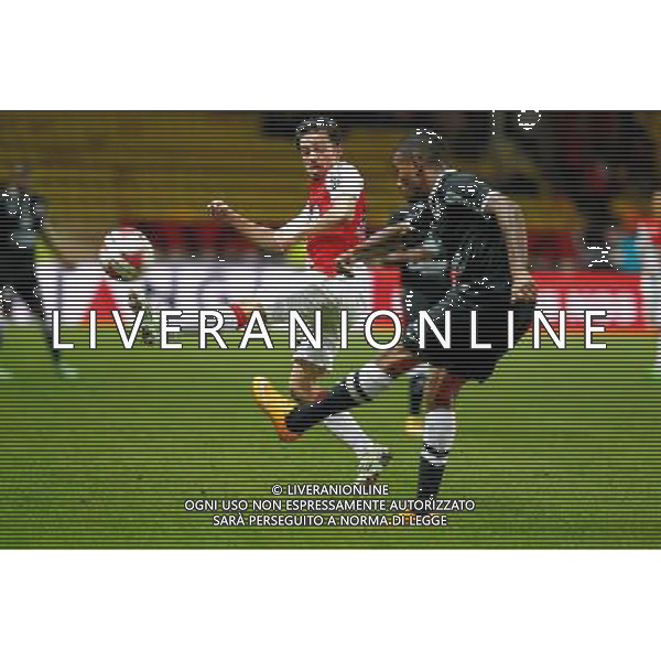 Bernardo Silva / Emmanuel Imorou - 22.11.2014 - Monaco / Caen - 14eme journee de Ligue 1 - Photo : Sebastien Nogier / Icon Sport AG ALDO LIVERANI SAS ONLY ITALY