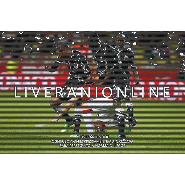 Bernardo Silva / Jordan Adeoti - 22.11.2014 - Monaco / Caen - 14eme journee de Ligue 1 - Photo : Sebastien Nogier / Icon Sport AG ALDO LIVERANI SAS ONLY ITALY