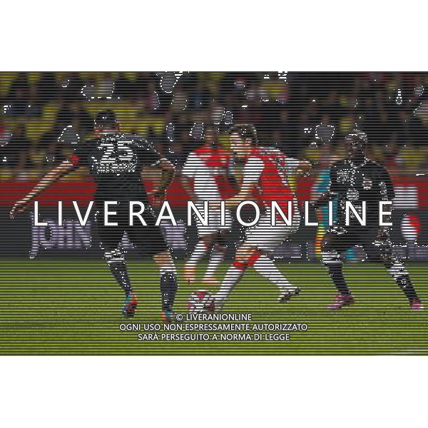 Bernardo Silva / Julien Feret / N\'Golo Kante - 22.11.2014 - Monaco / Caen - 14eme journee de Ligue 1 - Photo : Sebastien Nogier / Icon Sport AG ALDO LIVERANI SAS ONLY ITALY
