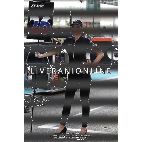 Grid girl. 23.11.2014. Formula 1 World Championship, Rd 19, Abu Dhabi Grand Prix, Yas Marina Circuit, Abu Dhabi, Race Day. AG ALDO LIVERANI SAS ONLY ITALY