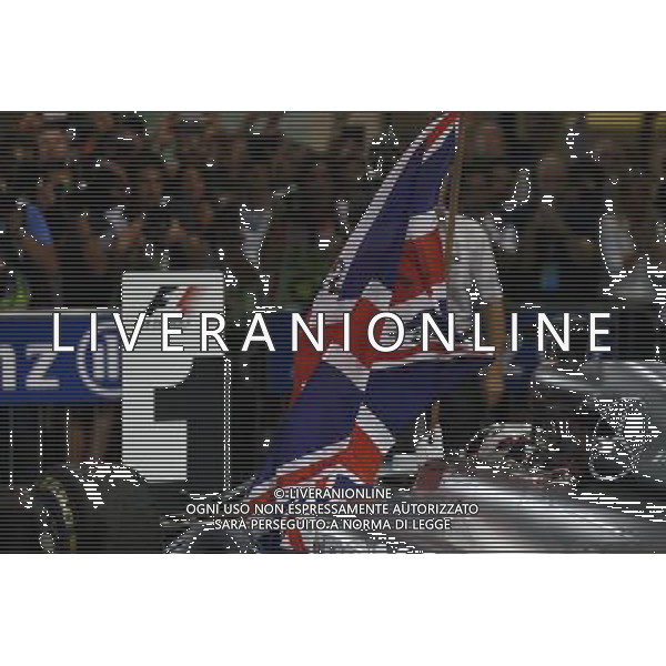 1st place and World Champion Lewis Hamilton (GBR) Mercedes AMG F1 W05. 23.11.2014. Formula 1 World Championship, Rd 19, Abu Dhabi Grand Prix, Yas Marina Circuit, Abu Dhabi, Race Day. AG ALDO LIVERANI SAS ONLY ITALY