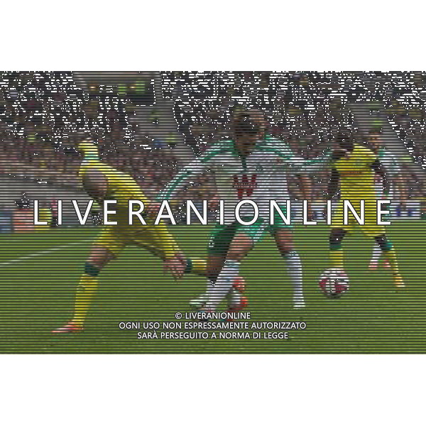Vincent BESSAT / Benjamin CLEMENT - 23.11.2014 - Nantes / Saint Etienne - 14eme journee de Ligue 1 Photo : Vincent Michel / Icon Sport AG ALDO LIVERANI SAS ONLY ITALY