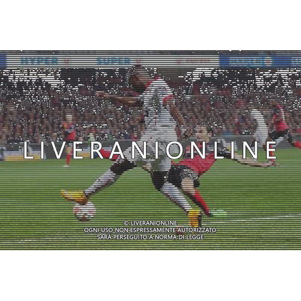 Paul Georges NTEP / Christophe KERBRAT - 22.11.2014 - Guingamp / Rennes - 14eme journee de Ligue 1 - Photo : Vincent Michel / Icon Sport AG ALDO LIVERANI SAS ONLY ITALY