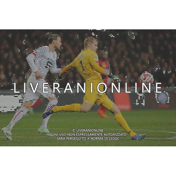 Jonas LOSSL - 22.11.2014 - Guingamp / Rennes - 14eme journee de Ligue 1 - Photo : Vincent Michel / Icon Sport AG ALDO LIVERANI SAS ONLY ITALY