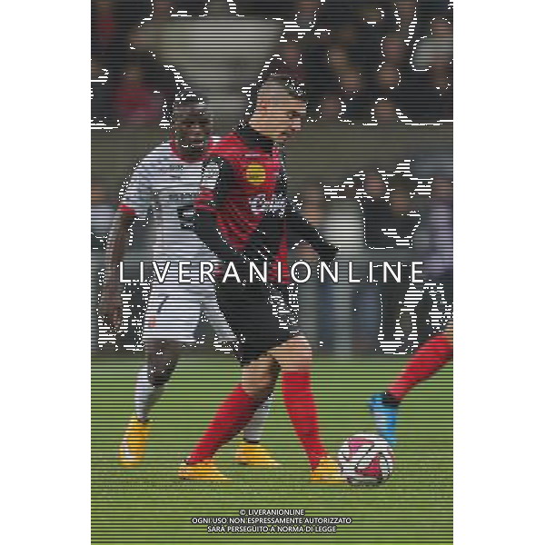 Jeremy PIED - 22.11.2014 - Guingamp / Rennes - 14eme journee de Ligue 1 - Photo : Vincent Michel / Icon Sport AG ALDO LIVERANI SAS ONLY ITALY