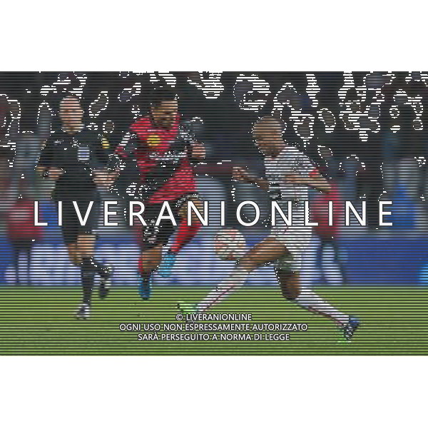 Gelson FERNANDES / Sylvain MARVEAUX - 22.11.2014 - Guingamp / Rennes - 14eme journee de Ligue 1 - Photo : Vincent Michel / Icon Sport AG ALDO LIVERANI SAS ONLY ITALY