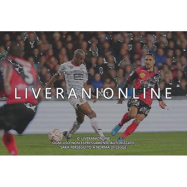 Sylvain MARVEAUX / Gelson FERNANDES - 22.11.2014 - Guingamp / Rennes - 14eme journee de Ligue 1 - Photo : Vincent Michel / Icon Sport AG ALDO LIVERANI SAS ONLY ITALY