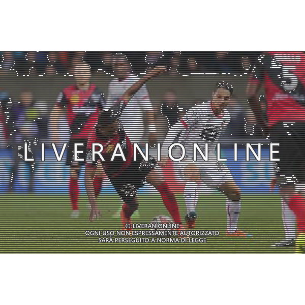 Christophe MANDANNE / Philipp HOSINER - 22.11.2014 - Guingamp / Rennes - 14eme journee de Ligue 1 - Photo : Vincent Michel / Icon Sport AG ALDO LIVERANI SAS ONLY ITALY