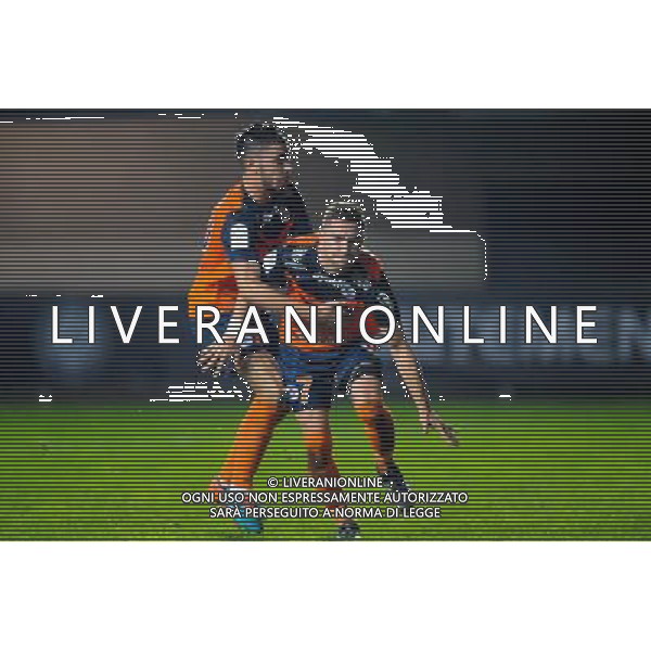 Joie Anthony MOUNIER - 23.11.2014 - Montpellier / Toulouse - 14eme journee de Ligue 1 Photo : Jean Paul Thomas / Icon Sport /AGENZIA ALDO LIVERANI SAS - ITALY ONLY - EDITORIAL USE ONLY