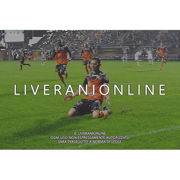 Joie Anthony MOUNIER - 23.11.2014 - Montpellier / Toulouse - 14eme journee de Ligue 1 Photo : Jean Paul Thomas / Icon Sport /AGENZIA ALDO LIVERANI SAS - ITALY ONLY - EDITORIAL USE ONLY