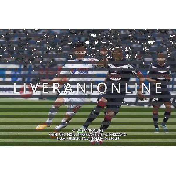 Florian THAUVIN / MARIANO - 23.11.2014 - Marseille / Bordeaux - 14eme journee de Ligue 1 - Photo : Gaston Petrelli / Icon Sport /AGENZIA ALDO LIVERANI SAS - ITALY ONLY - EDITORIAL USE ONLY