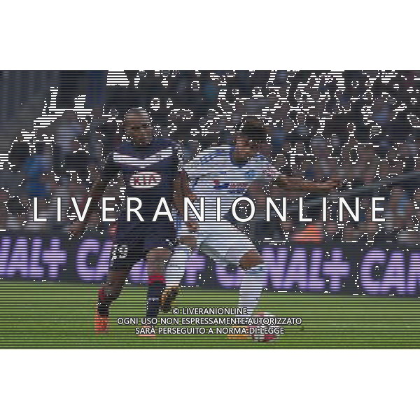 Nicolas MAURICE BELAY / Mario LEMINA - 23.11.2014 - Marseille / Bordeaux - 14eme journee de Ligue 1 - Photo : Gaston Petrelli / Icon Sport /AGENZIA ALDO LIVERANI SAS - ITALY ONLY - EDITORIAL USE ONLY