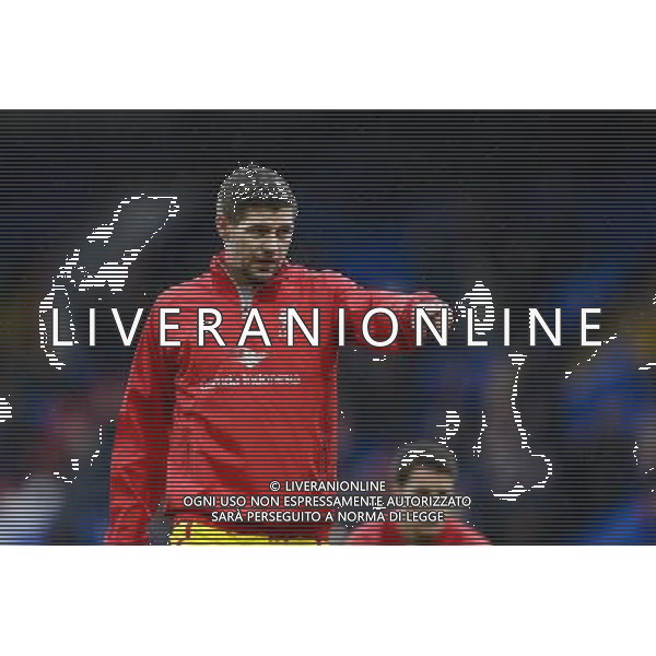 Liverpool\'s Steven Gerrard during the pre-match warm-up Photographer Craig Mercer/CameraSport Football - Barclays Premiership - Crystal Palace v Liverpool - Sunday 23rd November 2014 - Selhurst Park - London å© CameraSport - 43 Linden Ave. Countesthorpe. Leicester. England. LE8 5PG - Tel: +44 (0) 116 277 4147 - admin@camerasport.com - www.camerasport.com /AGENZIA ALDO LIVERANI SAS - ITALY ONLY - EDITORIAL USE ONLY
