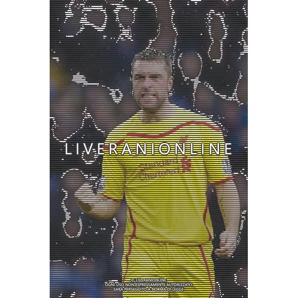 Liverpool\'s Rickie Lambert celebrates scoring the opening goal Photographer Craig Mercer/CameraSport Football - Barclays Premiership - Crystal Palace v Liverpool - Sunday 23rd November 2014 - Selhurst Park - London å© CameraSport - 43 Linden Ave. Countesthorpe. Leicester. England. LE8 5PG - Tel: +44 (0) 116 277 4147 - admin@camerasport.com - www.camerasport.com /AGENZIA ALDO LIVERANI SAS - ITALY ONLY - EDITORIAL USE ONLY